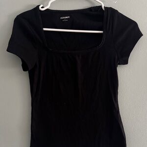 Old Navy Women's Short Sleeve Black Tee
